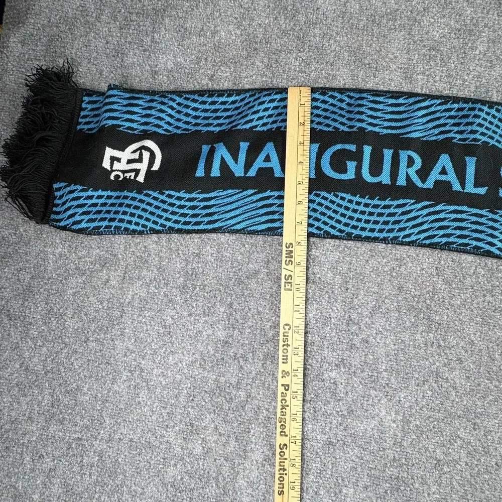 Charlotte FC Inaugural Season Ticket Member Scarf‎ Blue Black MLS Soccer Fan